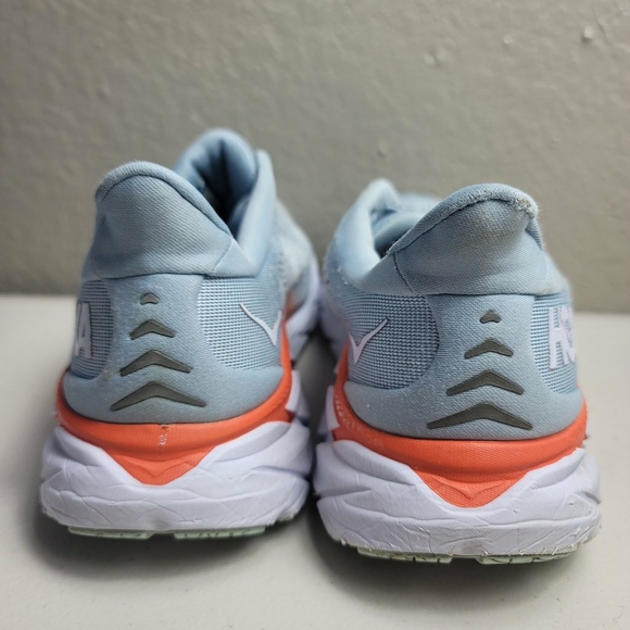 Hoka One One Clifton 8 Running Shoes Blue Fog 1119394-BFPA Women's Size US - Picture 5 of 10